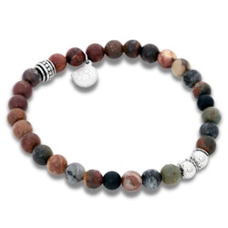 BENJAMIN | Beads bracelet | Red/Green
