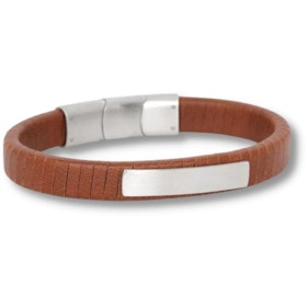 LUCAS | Leather bracelet | Brown