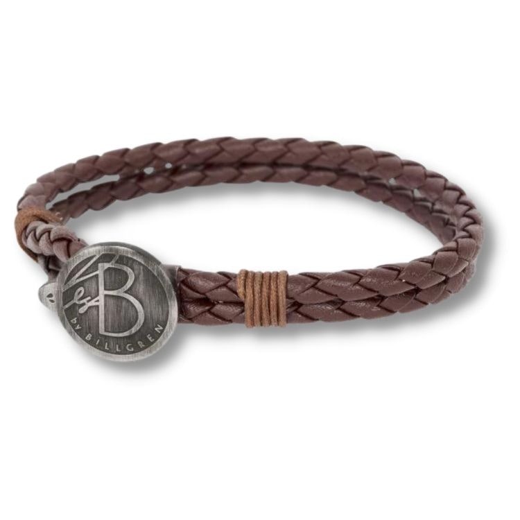 Flätat läderarmband herr - ByBillgren.com