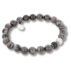 BASEL | Beads bracelet | Gray
