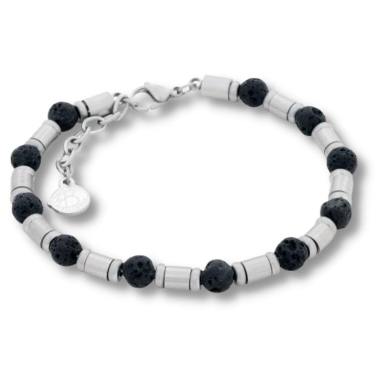 Stålarmband med beads herr - ByBillgren.com