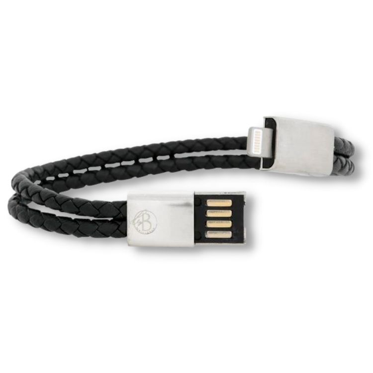 ANDROID / IPHONE | Charging bracelet | Black