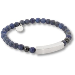 BASTIAN | Beads bracelet | Blue / Black