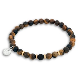BART | Beads bracelet | Brown / Black