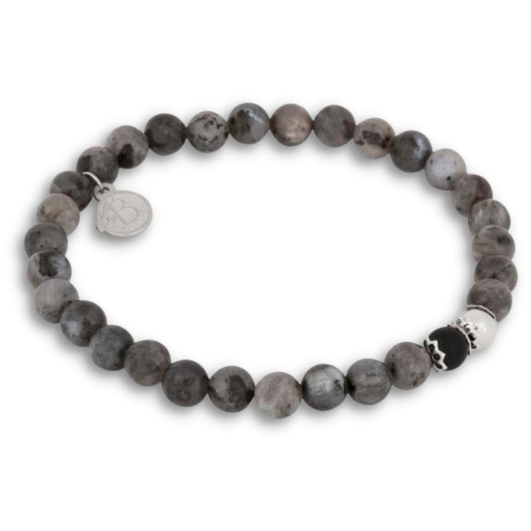 BORIS | Beads bracelet | Gray