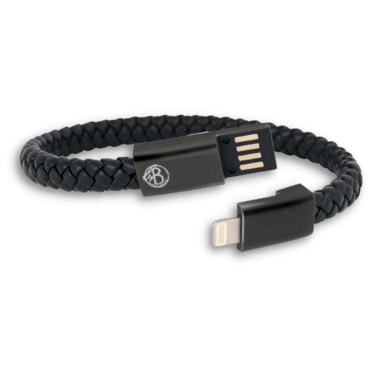 iConic Charge Leather Bracelet Charging Cable  CSK Gifts