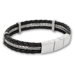 SKYLER | Steel bracelet | Black