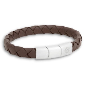 LEONARD | Leather bracelet | Brown