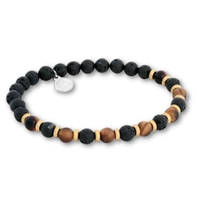 BLEND | Beads bracelet | Brown / Black