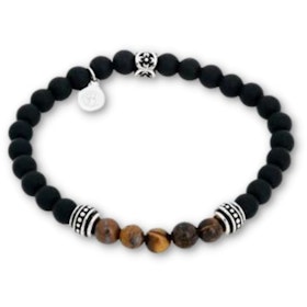 BAKER | Beads bracelet | Black / Brown