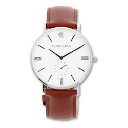 GUSTAF | Watch Leather | White / Brown