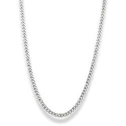 Silver Necklace | Curb 6 mm