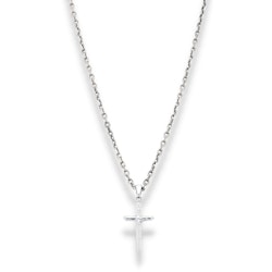 SILVER NECKLACE | CROSS