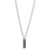 Silver Necklace | Elongated Pendant