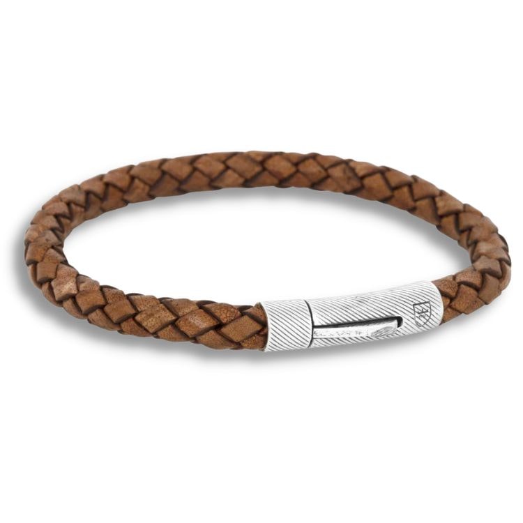 Silver/Leather bracelet