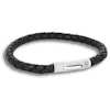 Silver/Leather bracelet