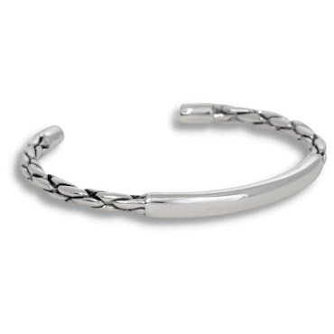 Silver Bracelet | Stiff | Adjustable