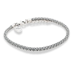 Silver Bracelet | Twisted 3 mm