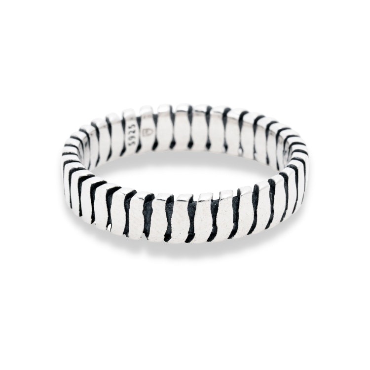 Silver Ring | Ribbed