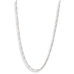 SILVER NECKLACE | Figaro 3 mm