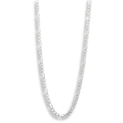 SILVER NECKLACE | Figaro 6 mm