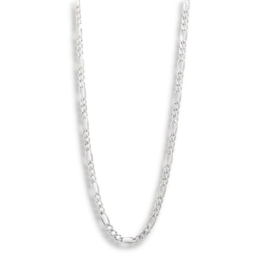 Silver Necklace | Figaro 6 mm
