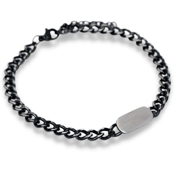 SAKARIAS | Steel Bracelet | Black