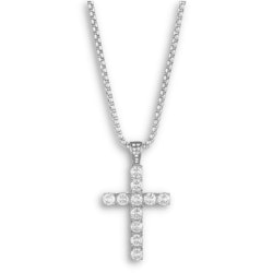 Haidar | Steel necklace | Cross