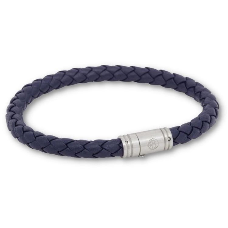 Leather bracelet with steel details | Bracelet for men - by BILLGREN |  Stilrena herraccessoarer