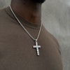 Haidar | Steel necklace | Cross