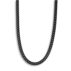 Harlow Black | Steel necklace | 8 mm