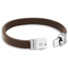 Silver/Leather Bracelet | Smooth