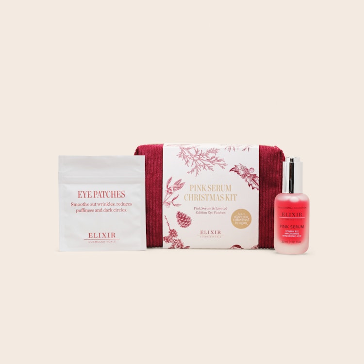 Pink serum julekit