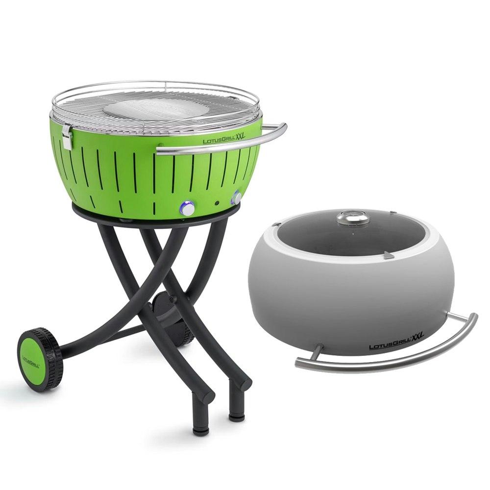 LotusGrill G 600 med lock - Lime Green