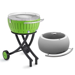LotusGrill G 600 med lock - Lime Green
