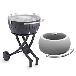 LotusGrill G 600 med lock - Anthracite Grey