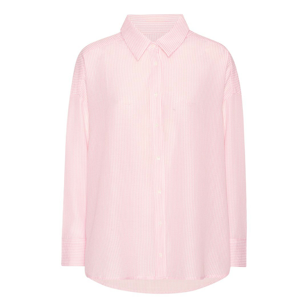 A-view - Sonja shirt - Pink/white - Formelle