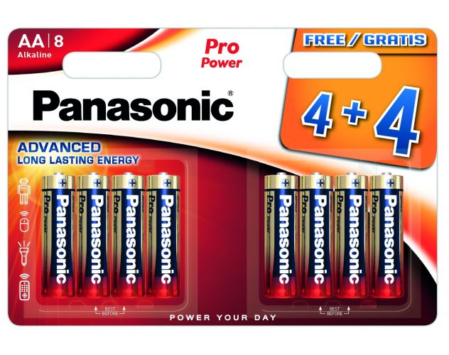 Panasonic Pro Power LR6PPG/8BW 8 st. per förpackning
