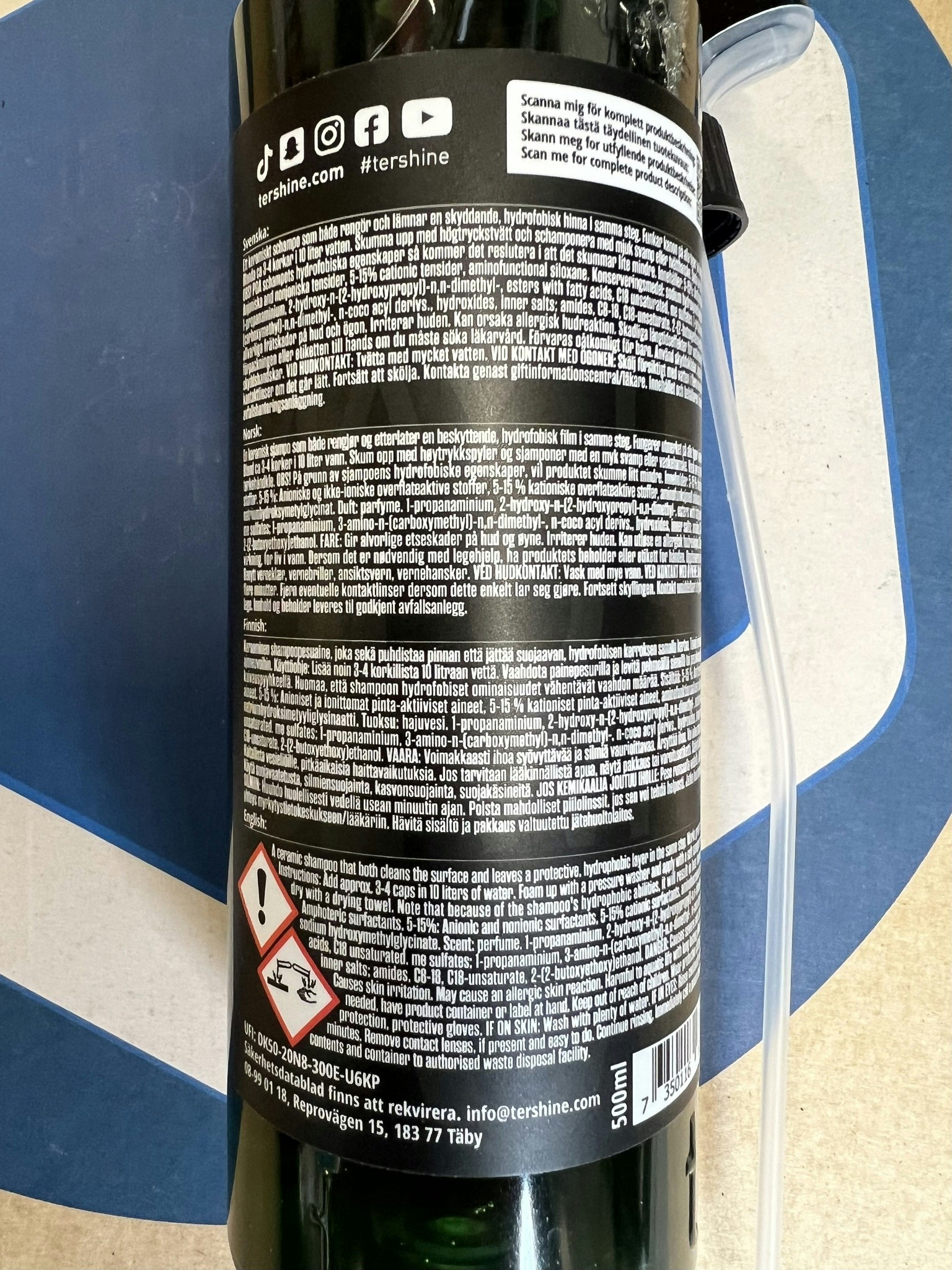 TERSHINE PURIFY S+ HYDRO SCHAMPO 500 ML.