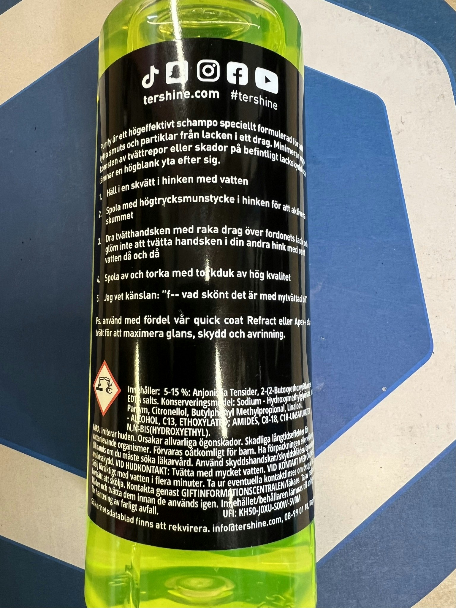 TERSHINE PURIFY SCHAMPO 500 ML