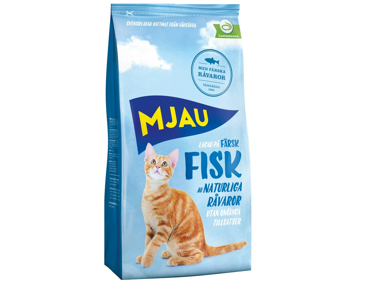 Mjau Fisk Torrfoder 3,5 kg