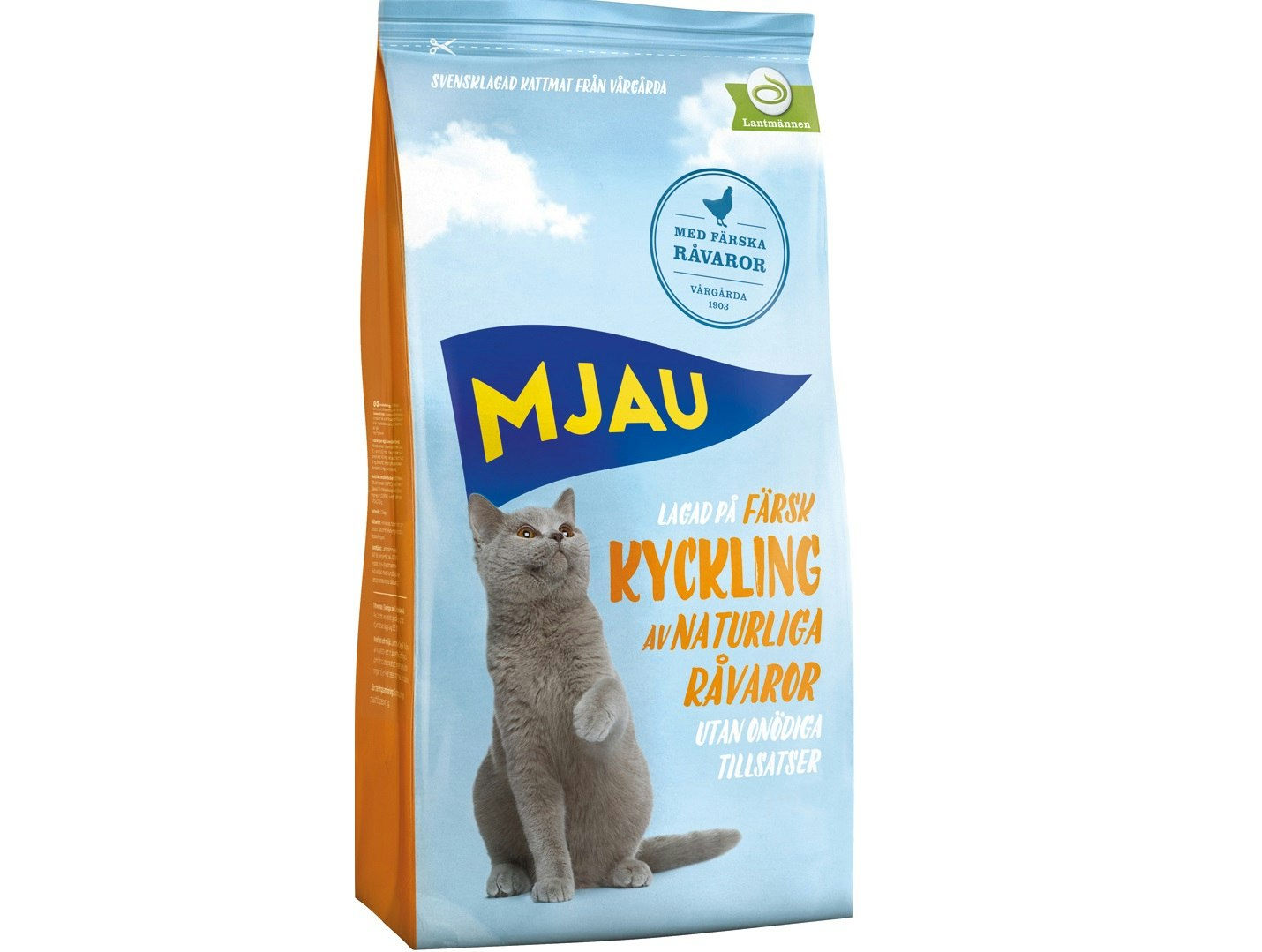 Mjau Kyckling Torrfoder 3,5 kg