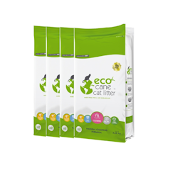 Eco Cane Cat Litter 11,6 liter x 4 - Kattsand Storpack