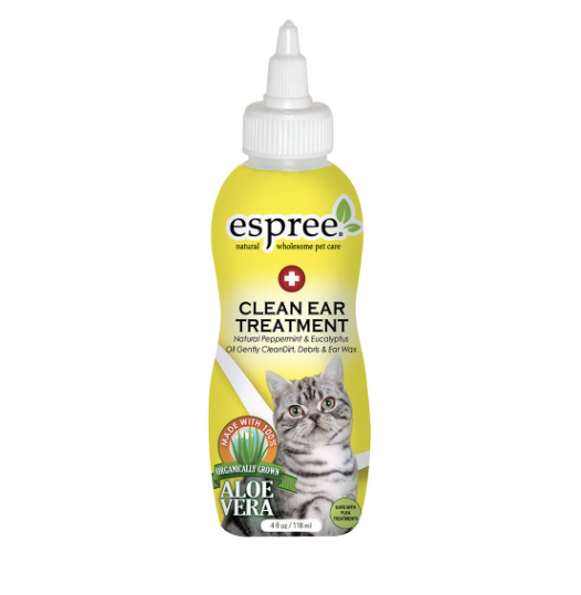 Framsidan av Espree Clean Ear Treatment Cat.