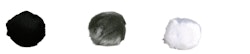Plyschboll med bjällra - 3 cm