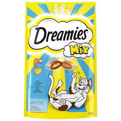 Dreamies Mix Lax & Ost - 60 gram