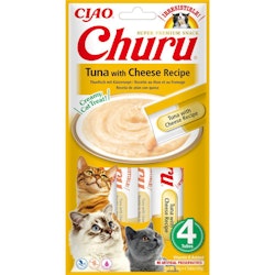 Churu Cat Tuna & Cheese - 4 stycken