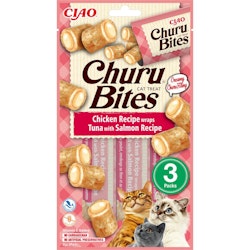 Churu Cat Bites Chicken & Tuna Wrap With Salmon