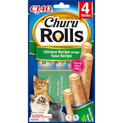 Churu Cat Rolls Chicken And Tuna Wrap