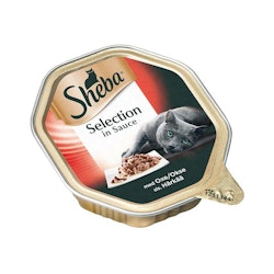 Sheba Selection Oxe Sås - 85 gram